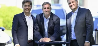 Achával acompañó al gobernador Kicillof en el anuncio del Fondo de Seguridad para Municipios