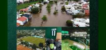 El Club Atlético San Miguel recibe donaciones para ayudar a Bahía Blanca