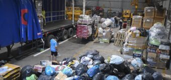 Más de 10 toneladas de donaciones partieron desde Malvinas Argentinas hacia Bahía Blanca