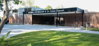 Achával inauguró la nueva Técnica N° 4 de Villa Rosa
