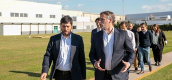 Achával visitó una empresa en el Parque Industrial de Pilar para poner en valor el entramado productivo