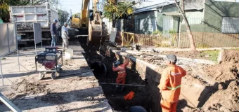 Comenzó una obra hidráulica clave para el centro de Pilar