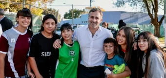 Pilar: Achával recorrió la obra del nuevo Paseo Villa Rosa