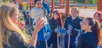 Alumnos de San Fernando ayudaron a limpiar el río en el EcoParque por el Día del Medio Ambiente