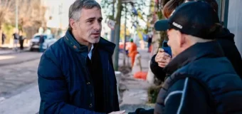 Federico Achával supervisó el avance de la obra de transformación de la Ruta 8 en Pilar