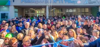 Juan Andreotti inauguró el Polideportivo N°11 «Piñeyro»