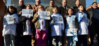 En José C. Paz miles de alumnos juraron lealtad a la bandera