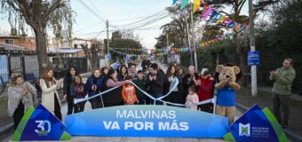 Malvinas comienza el segundo semestre con más obra pública