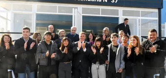Achával y Peralta inauguraron la Secundaria N°37 en Lagomarsino