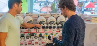 Juan Andreotti anunció la renovación con Inteligencia Artificial del sistema de cámaras de seguridad