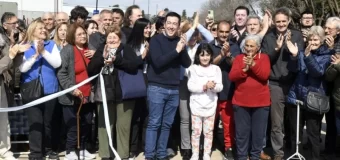 Nardini y Katopodis inauguraron una obra histórica para Tortuguitas y la región