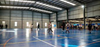 Achával y Peralta inauguraron el cerramiento del Club Municipal Peruzzotti