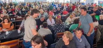 Juan Andreotti compartió el gran festejo del Día del Jubilado de San Fernando