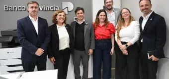 Pilar: Achával acompañó la apertura del Banco Provincia en el Parque Industrial