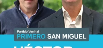 El oficialismo de San Miguel triunfó sobre Fuerza Patria y LLA que se ubicó en tercer lugar