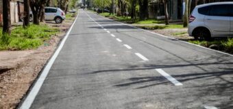 Pilar: el municipio continúa con el plan de pavimentación en los barrios