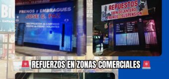 José C. Paz refuerza la seguridad en distintos puntos comerciales del distrito