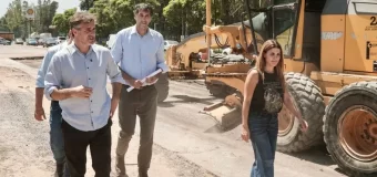 Pilar: Achával recorrió los avances de la obra de transformación de la ruta 8