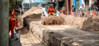Avanza la cuarta etapa del saneamiento hidráulico en Pilar centro: construirán más de 3.300 metros de desagües