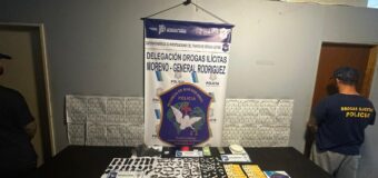 Fuerte operativo antidrogas en Gral. Rodriguez