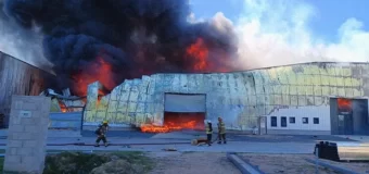 Benavidez: Se incendia el centro logístico Norlog de Andreani y hay preocupación en la zona