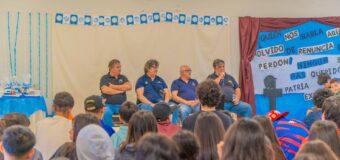 Ex Combatientes de Malvinas charlaron con jóvenes del programa educativo municipal