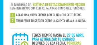 La Municipalidad de San Miguel solicita actualizar la app de estacionamiento medido antes del 27 de abril