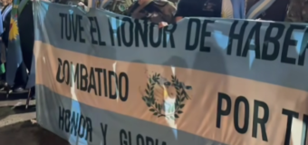 San Miguel: El Intendente Jaime Mendez presente en la emotiva viligia por Malvinas