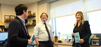 Nardini se reunió con autoridades del Banco de Desarrollo de América y El Caribe para impulsar políticas sustentables