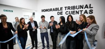 Nardini y Thea inauguraron la nueva sede del Tribunal de Cuentas en Los Polvorines