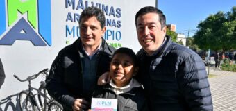 Nardini y Marinucci entregaron 350 Pases Libres Multimodales