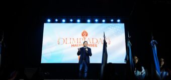 Nardini inauguró la 3ra edición de las Olimpiadas Malvinenses