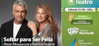 Una charla con Mario Massaccesi, recitales, funciones teatrales y más shows llegan al Teatro Martinelli