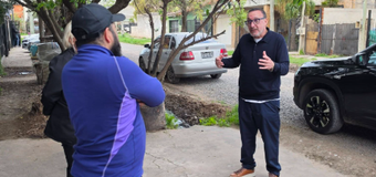 Luis Vivona impulsó un operativo integral de servicios municipales en Grand Bourg